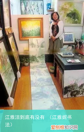 江雅妮书法 江雅洁到底有没有