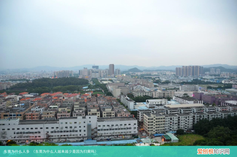 东莞为什么人越来越少是因为扫黄吗 东莞为什么人多