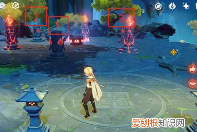 原神六个火柱怎么解开，原神渌华池6个火柱子顺序有封印
