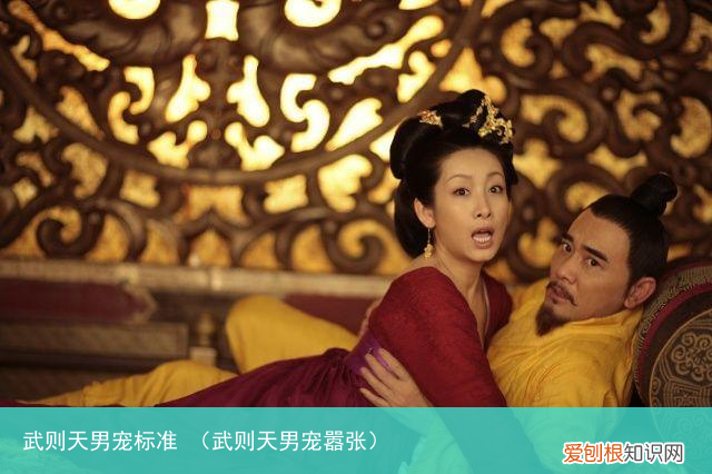 武则天男宠嚣张 武则天男宠标准
