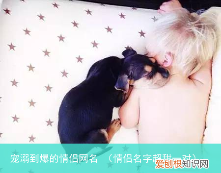 情侣名字超甜一对 宠溺到爆的情侣网名