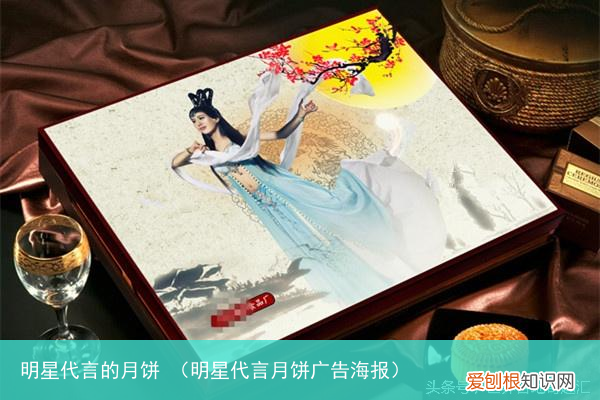 明星代言月饼广告海报 明星代言的月饼