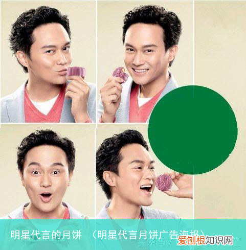 明星代言月饼广告海报 明星代言的月饼