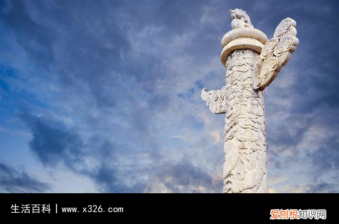 中华华表柱子 华表柱的简笔画