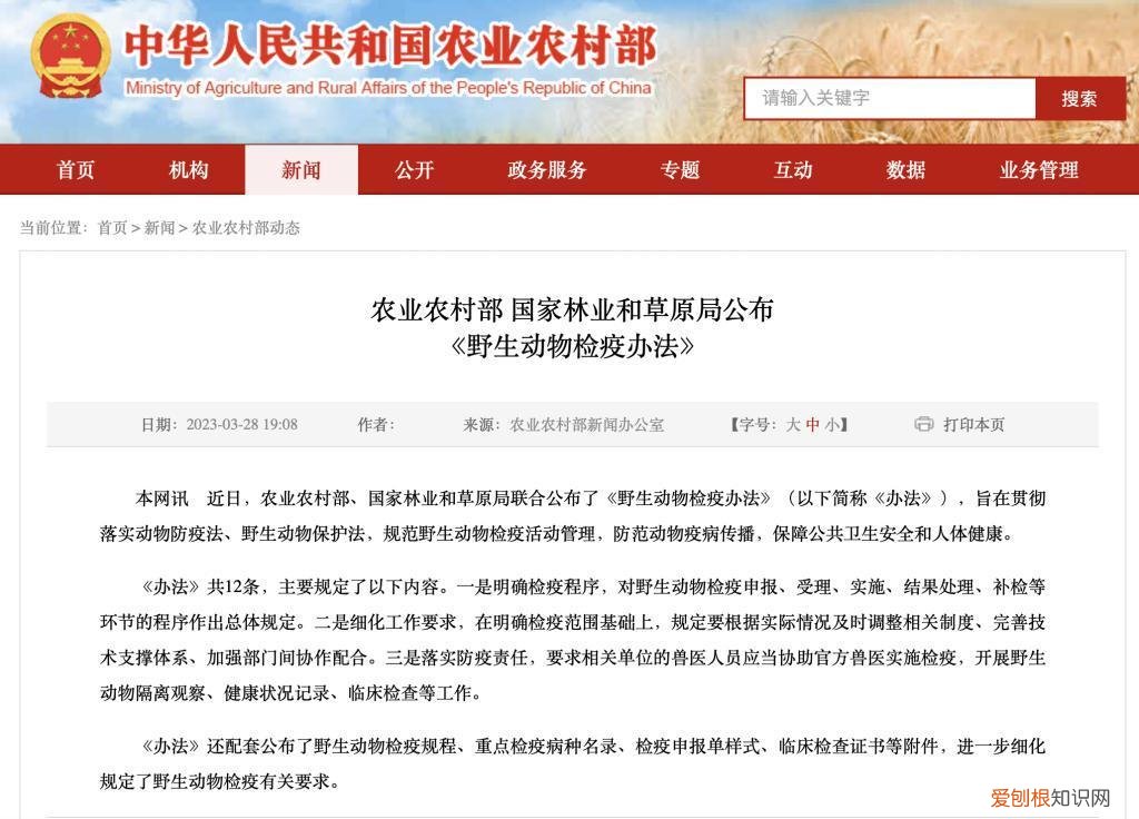 国家森林保护动物 林业局野生动物