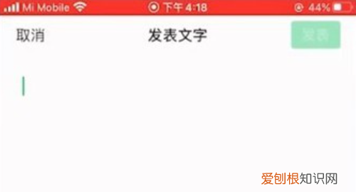 微信朋友圈怎样只发文字不发