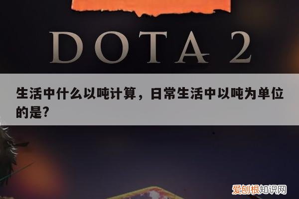 生活中什么以吨计算,日常生活中以吨为单位的是?