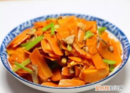 胡罗卜怎么炒，山药胡萝卜怎么炒