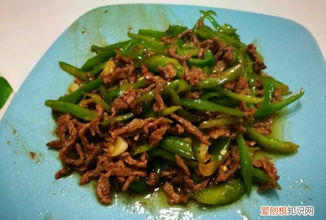青椒牛肉丝怎么炒