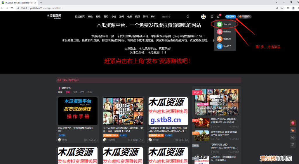 发布虚拟资源赚钱网