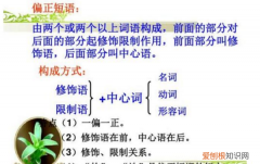 定中短语和壮中短语的区别