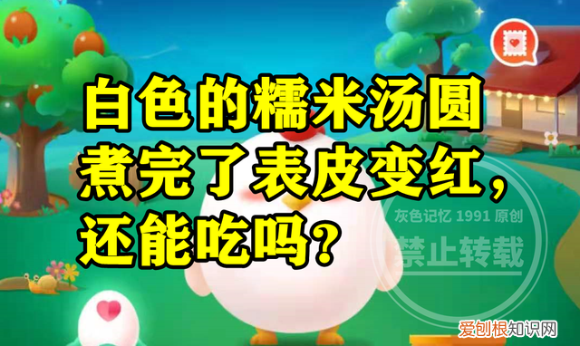 白色糯米汤圆表皮变红后不能食用的原因是什么