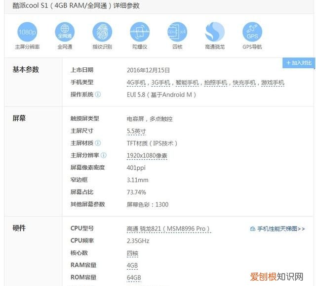 酷派和荣耀哪个好 ，酷派s1各版本区别？