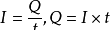 电流和电量的关系公式