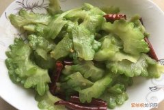 清炒苦瓜怎么做