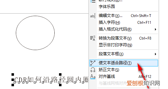 cdr软件怎么打字，cdr如何沿着路径写字