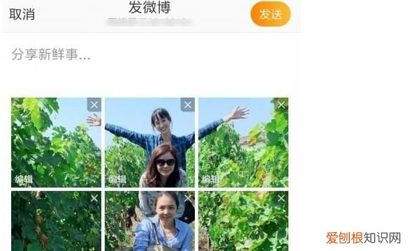 苹果微博怎么发九宫格