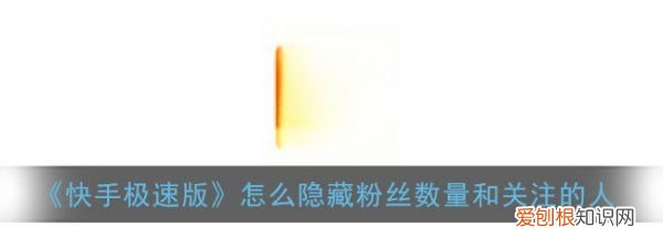 快手怎么隐藏共同关注,快手怎么关闭粉丝列表和关注列表