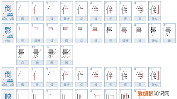 倒影和倒映有什么区别，倒映和倒影分别是什么意思