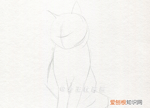 原来画一只猫咪这么简单的画法,画一只猫咪简单又漂亮