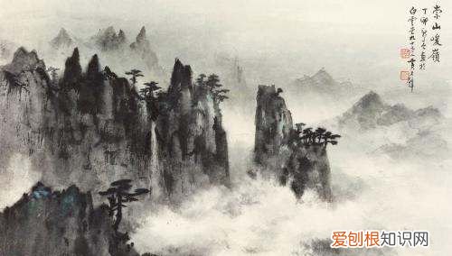 崇山峻岭的意思