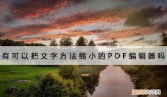 能放大字体的pdf阅读器,pdf在线免费编辑缩小