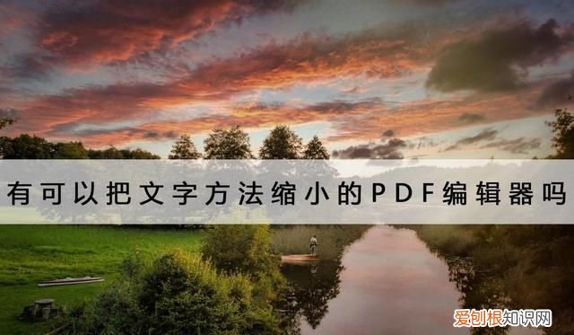 能放大字体的pdf阅读器,pdf在线免费编辑缩小