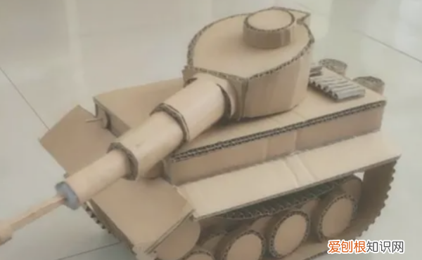 手工坦克怎么做,虎式重坦怎么折