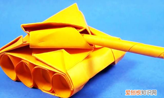 手工坦克怎么做,虎式重坦怎么折