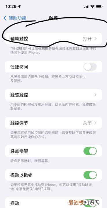 怎么设置苹果小圆点,苹果手机屏幕小圆点在哪里设置