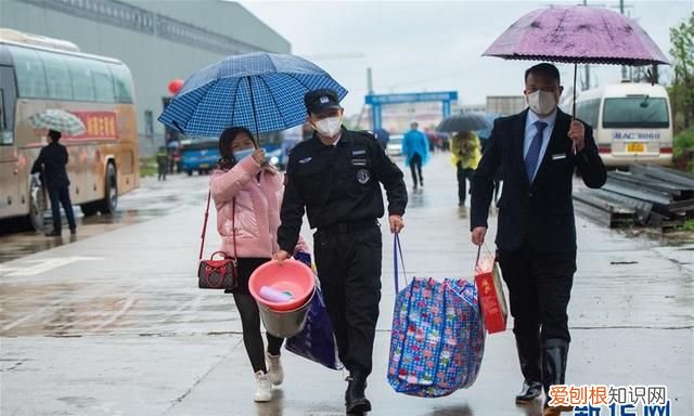 湖北务工人员返程