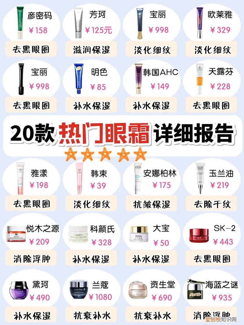 效果好的眼霜推荐