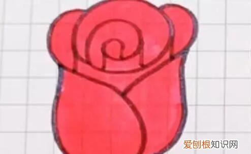 花瓣怎么画简单好看，玫瑰花花瓣怎么画简笔画
