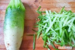 清炒青萝卜的做法，青皮罗卜怎么炒好吃又简单