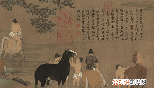 赵孟頫是画马的画家，关于马的名画有哪些图片