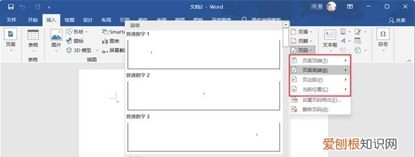 如何任意设置Word页码
