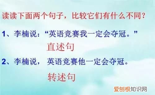 直述句是什么意思,直述句是什么意思举个例子说明