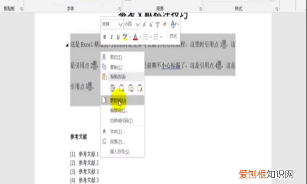 怎么添加参考文献的标注序号