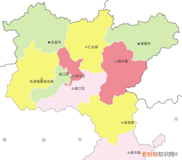 韶关有多少个区，韶关有哪些区和县