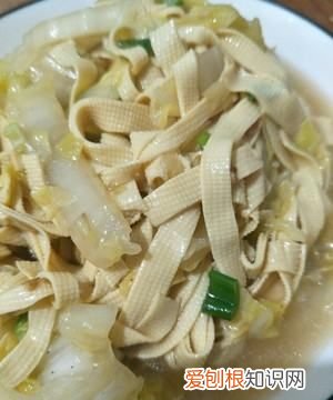 豆腐干炒白菜的做法,白菜炒干豆腐怎么做好吃又简单