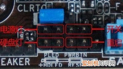 主板power sw怎么插