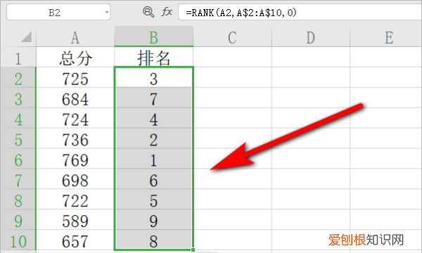 成绩表怎么排名次，Excel表格成绩排名怎么弄