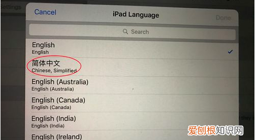 ipad英文怎么改中文,ipad怎么设置语言中文