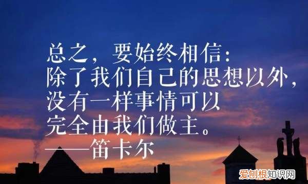 笛卡尔的爱情名言，笛卡尔名言大全怀疑是理性的始祖吗
