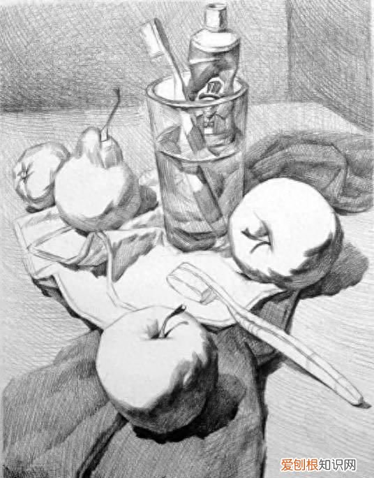 素描静物用笔工具及教程