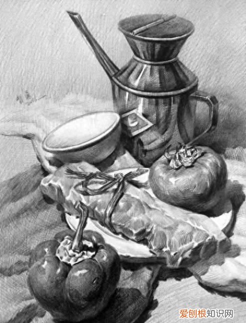 素描静物用笔工具及教程