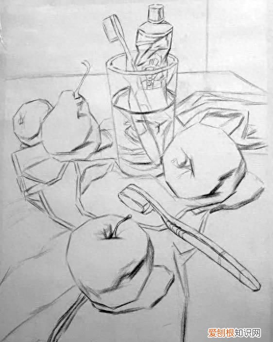 素描静物用笔工具及教程