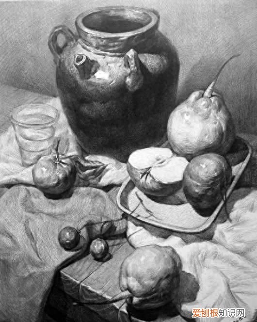 素描静物用笔工具及教程