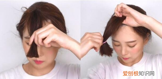 怎么剪头发扎马尾有层次，有层次的中长发怎么剪好看图片