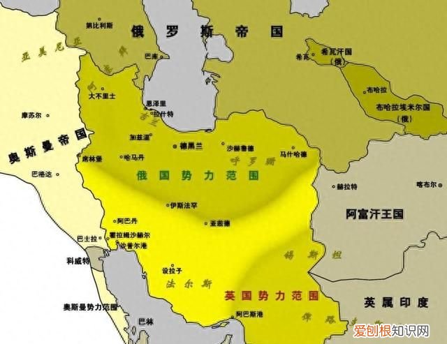 英、俄、土耳其，从三个方向将昔日的波斯帝国变成了今日的伊朗